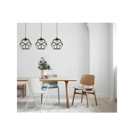 Design csillár Abilyx 96 cm fekete