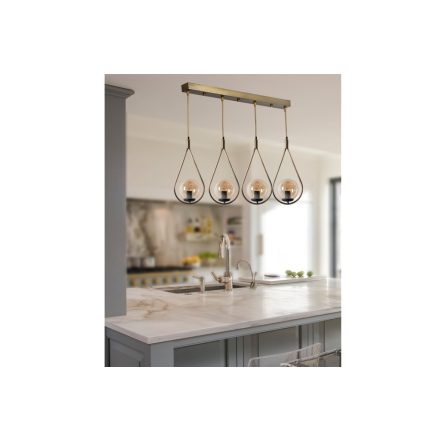 Design csillár Abriella 65 cm réz