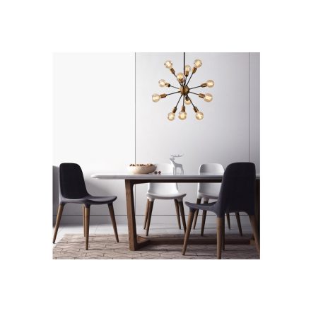 Design csillár Ikuya 62 cm fekete