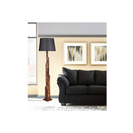 Design állólámpa Naime 165 cm barna / fekete
