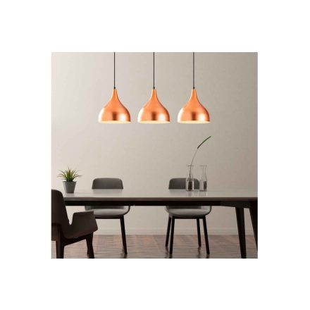 Design csillár Querida 97 cm réz