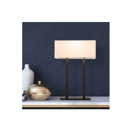 Design asztali lámpa Kaavia 52 cm fehér / fekete