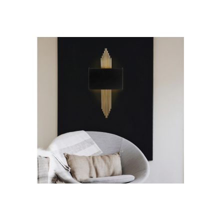 Design fali lámpa Daishiro II fekete / arany
