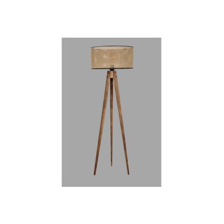 Design állólámpa Tabitha II 153 cm barna