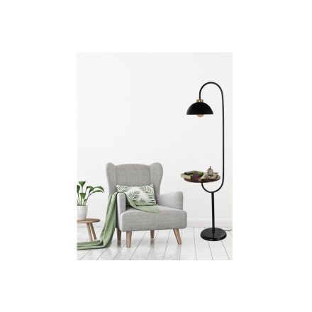 Design állólámpa Eleutheria 165 cm fekete