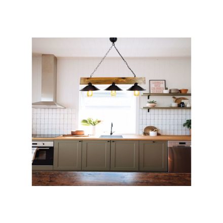 Design csillár Oluremi 80 cm dió