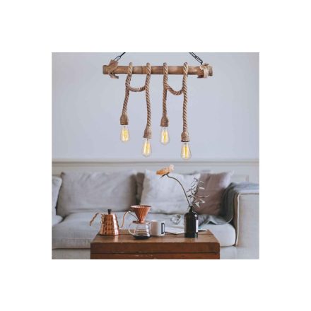 Design csillár Raisa 65 cm fa