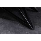 Design magas komód Quillon 120 cm szürke fehér természetes kőből