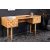Design íróasztal Halia Honey 132 cm akác