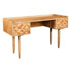 Design íróasztal Halia Honey 132 cm akác