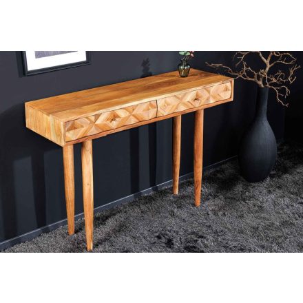 Design íróasztal Halia Honey 102 cm akác