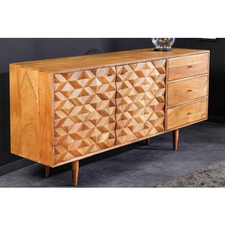 Design komód Halia Honey 145 cm akác