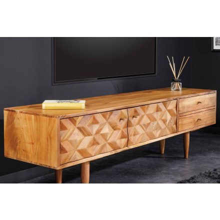 Design TV asztal Halia Honey 145 cm akác