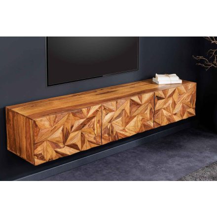 Design függő TV asztal Halia 160 cm Sheesham