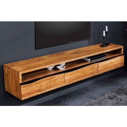Design függő TV asztal Massive Honey 160 cm akác