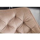 Design forgószék Kiara pezsgő bársony