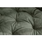 Design forgószék Kiara sötétzöld bársony