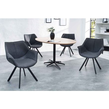 Design forgószék Kiara antik szürke