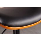 Design forgó bárszék Uriela dió / fekete