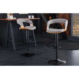 Design forgó bárszék Uriela kőris / szürke