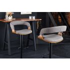 Design forgó bárszék Uriela kőris / szürke