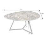 Kerámia dohányzóasztal Paquita 90 cm taupe márvány