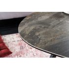 Kerámia dohányzóasztal Paquita 70 cm taupe márvány