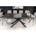 Meghosszabbítható étkezőasztal Halia 160-200 cm márvány antracit