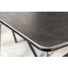 Meghosszabbítható étkezőasztal Halia 160-200 cm márvány antracit