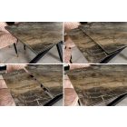 Meghosszabbítható étkezőasztal Paquita 180-220-260 cm taupe márvány