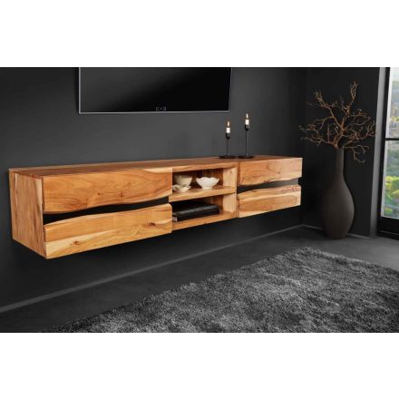 Design függő TV asztal Argentinas 160 cm akác