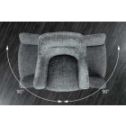 Design forgószék Rahiq szürke