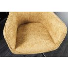 Design forgószék Rahiq mustársárga