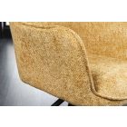 Design forgószék Rahiq mustársárga