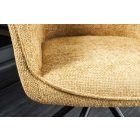 Design forgószék Rahiq mustársárga