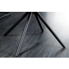 Design forgószék Rahiq mustársárga bársony