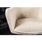 Design forgószék Rahiq pezsgő bársony