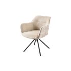 Design forgószék Rahiq pezsgő bársony