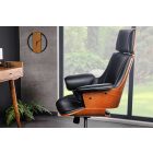 Design irodai szék Uriela dió / fekete