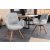 Design forgószék Yanisin szürke bouclé