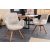 Design forgószék Yanisin bézs bouclé