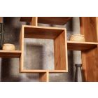 Design könyvespolc Louis Honey 190 cm akác