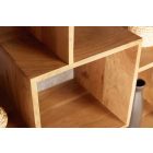 Design könyvespolc Louis Honey 190 cm akác