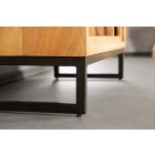 Design könyvespolc Louis Honey 190 cm akác