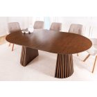 Hosszabbítható étkezőasztal Wadeline 120-160-200 cm sötét tölgy