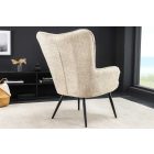 Design fotel Sweden szürke-bézs