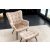 Design fotel Sweden pezsgő bársony
