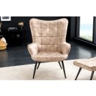 Design fotel Sweden pezsgő bársony