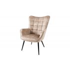 Design fotel Sweden pezsgő bársony