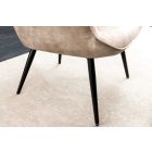 Design fotel Sweden pezsgő bársony